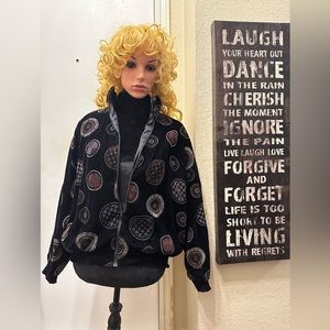 New Black Velvety “ Mixture” Bomber Jacket!!!!